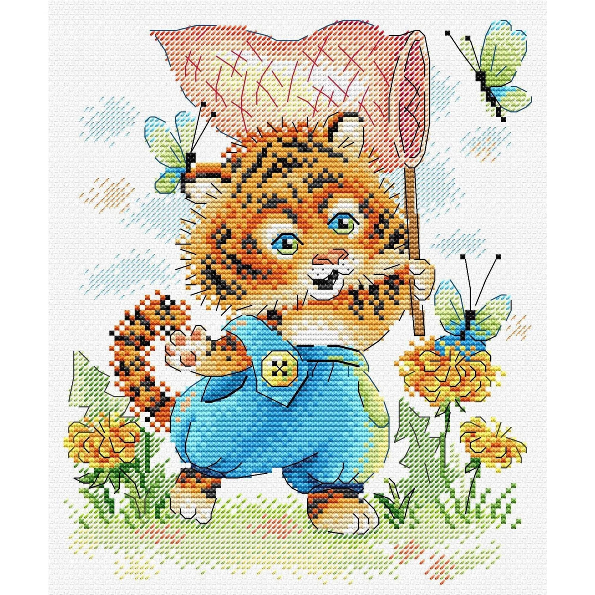MP Studia Striped Hunter Counted Cross Stitch Kit